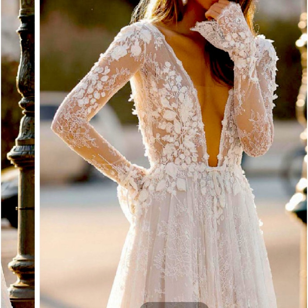 Custom made wedding dress-